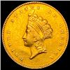 Image 1 : 1855 Gold $1 Indian Princess Type 2 CLOSELY UNCIRCULATED