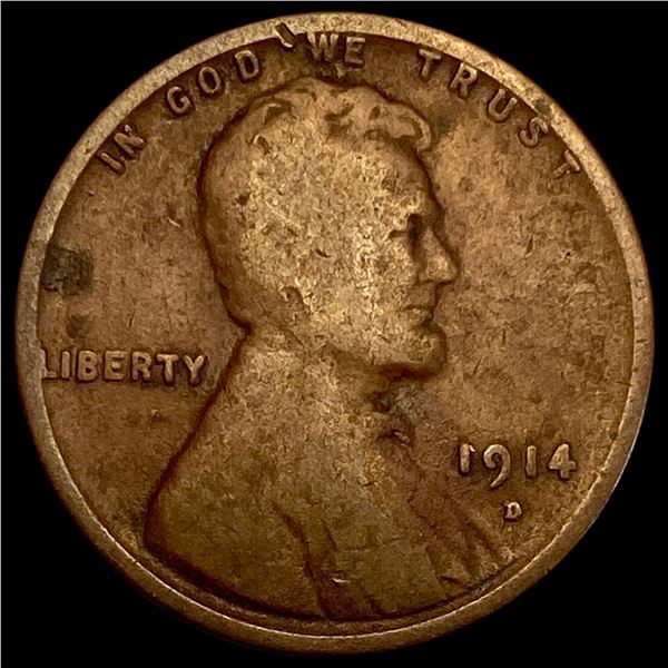 1914-D Lincoln Wheat Cent NICELY CIRCULATED