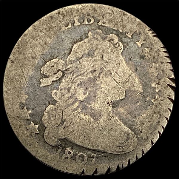 1807 Draped Bust Half Dollar NICELY CIRCULATED