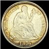 Image 1 : 1876 Seated Liberty Dime NEARLY UNCIRCULATED