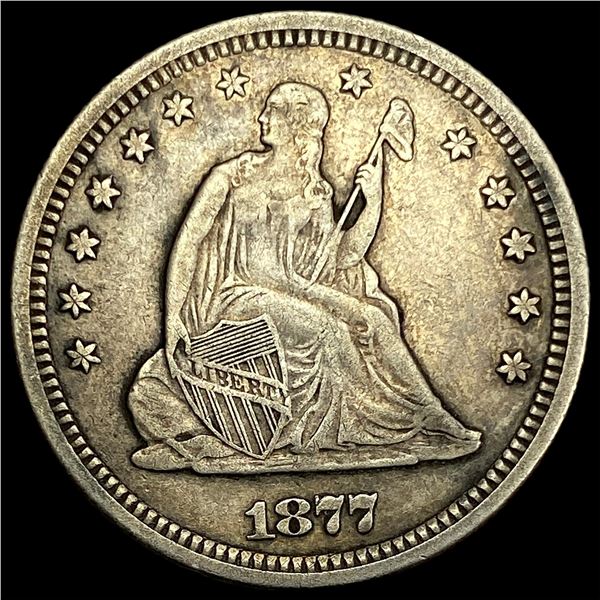 1877-S Seated Liberty Quarter CLOSELY UNCIRCULATED