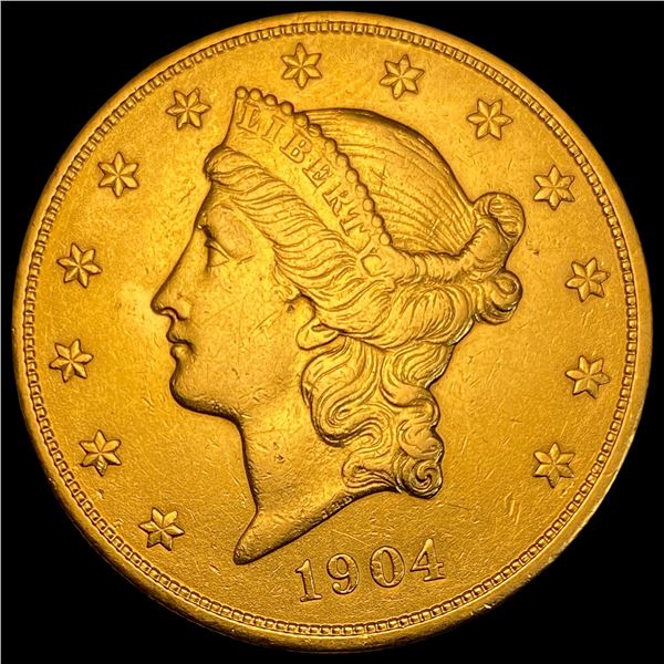 1904 Liberty Head $20 Double Eagle CLOSELY UNCIRCULATED