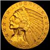 Image 1 : 1909 Indian Head Half Eagle $5 Gold CLOSELY UNCIRCULATED