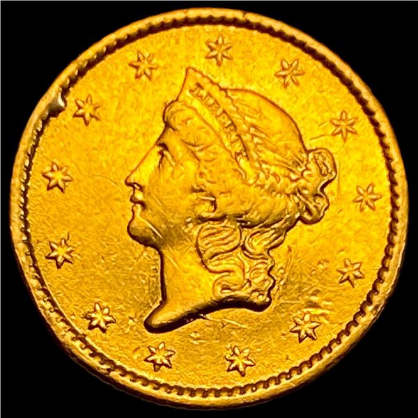 1853 Gold $1 Liberty Type 1 HIGH GRADE