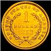 Image 2 : 1853 Gold $1 Liberty Type 1 HIGH GRADE