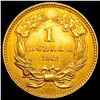 Image 2 : 1862 Gold $1 Indian Princess Type 3 UNCIRCULATED