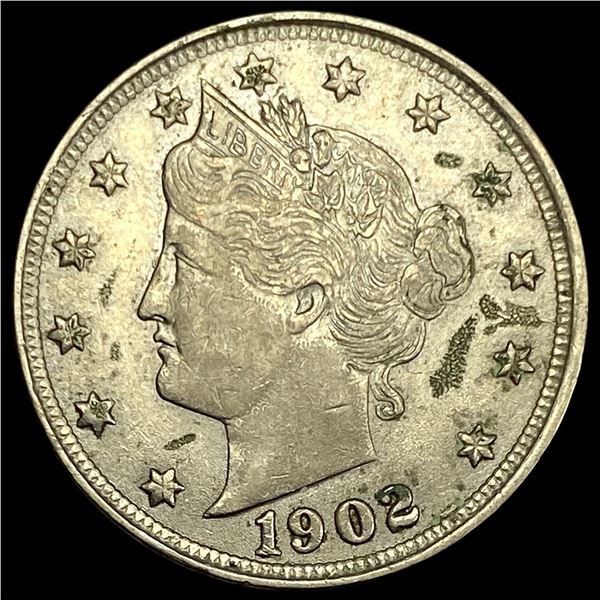 1902 Liberty Head Nickel CHOICE AU