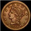Image 1 : 1855 Braided Hair Large Cent CLOSELY UNCIRCULATED