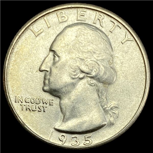 1935-S Silver Washington Quarter UNCIRCULATED