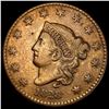 Image 1 : 1828 Coronet Head Large Cent NEARLY UNCIRCULATED