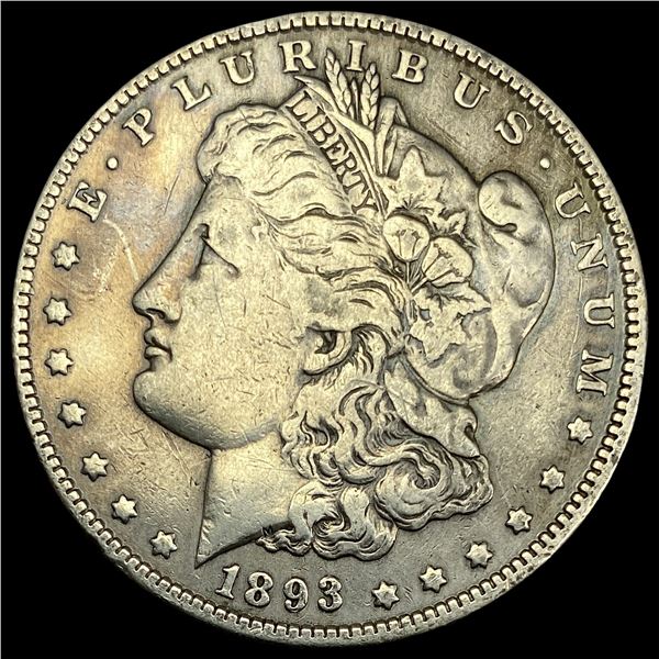 1893-O Silver Morgan Dollar LIGHTLY CIRCULATED