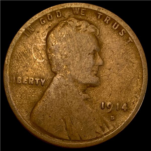 1914-D Lincoln Wheat Cent NICELY CIRCULATED