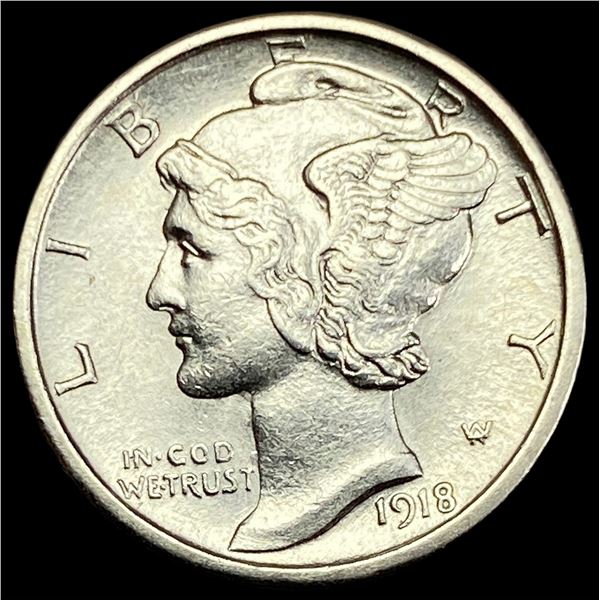 1918-S Mercury Dime UNC