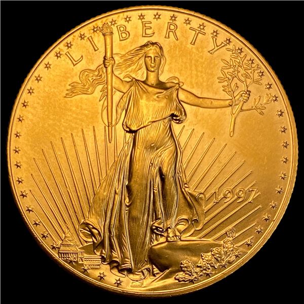 1997 1oz Gold American Eagle $50 SUPERB GEM BU