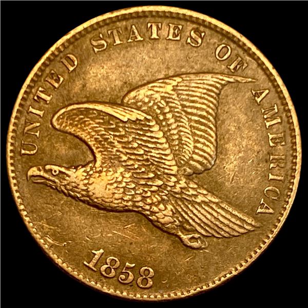 1858 Flying Eagle Cent CLOSELY UNCIRCULATED