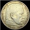 Image 1 : 1938-F Germany Silver 5 Reichsmark CLOSELY UNCIRCULATED