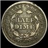 Image 2 : 1853 Arrows Seated Liberty Half Dime LIGHTLY CIRCULATED