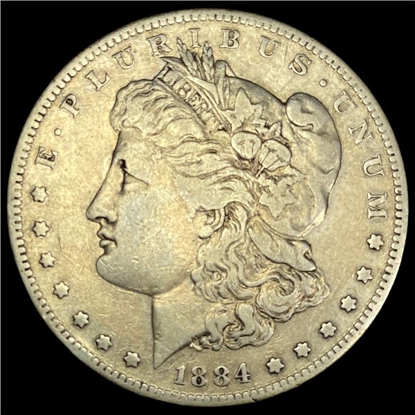 1884-S Silver Morgan Dollar LIGHTLY CIRCULATED