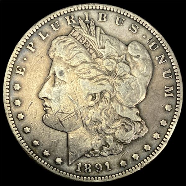 1891-CC Silver Morgan Dollar NICELY CIRCULATED