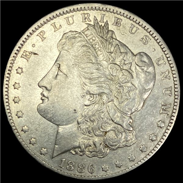 1886-O Silver Morgan Dollar CLOSE UNC