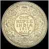 Image 2 : 1917 British-India Silver 1 Rupee UNCIRCULATED