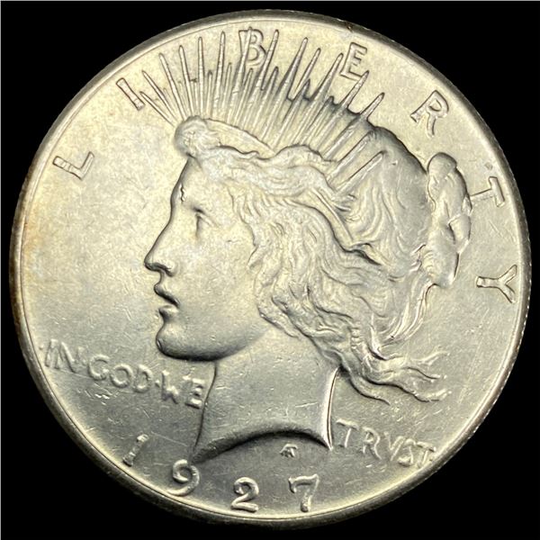 1927 Silver Peace Dollar CLOSELY UNCIRCULATED
