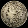 Image 1 : 1898-S Silver Morgan Dollar NICELY CIRCULATED