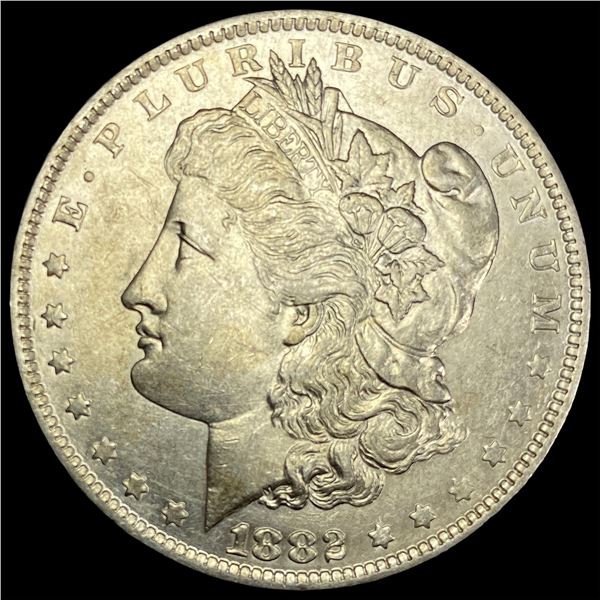 1882-O/S Strong Silver Morgan Dollar CLOSELY UNCIRCULATED