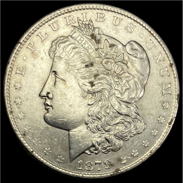 1878 8TF Silver Morgan Dollar CLOSELY UNCIRCULATED