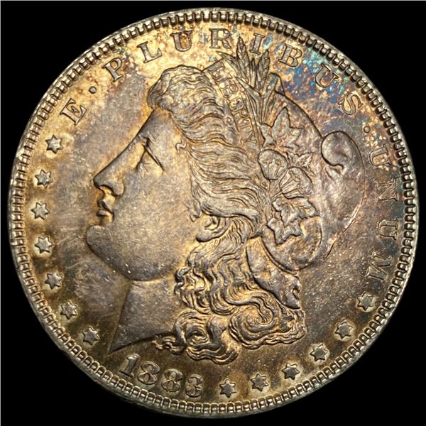 1883 Toned Silver Morgan Dollar UNCIRCULATED