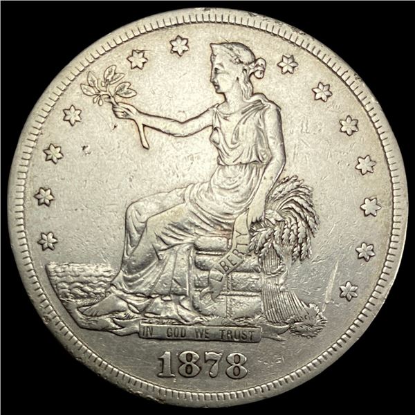 1878-S Silver Trade Dollar LIGHTLY CIRCULATED