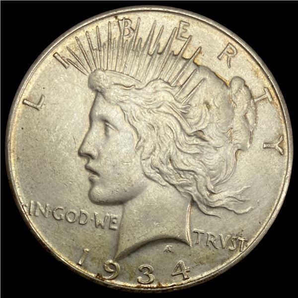 1934-D Peace Silver Dollar UNC