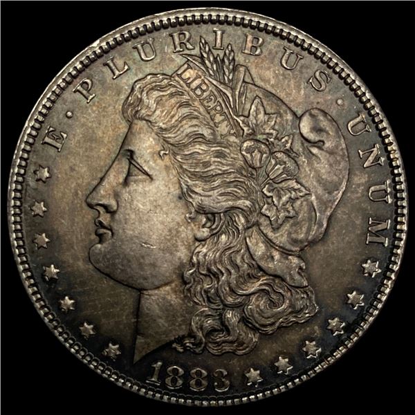 1883 Toned Silver Morgan Dollar UNCIRCULATED