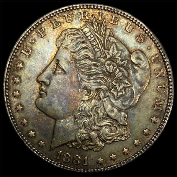 1881 Toned Morgan Silver Dollar UNCIRCULATED