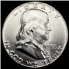 Image 1 : 1955 Franklin Silver Half Dollar SUPERB GEM BU