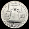 Image 2 : 1955 Franklin Silver Half Dollar SUPERB GEM BU