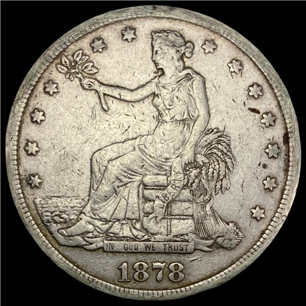 1878-S Silver Trade Dollar LIGHTLY CIRCULATED