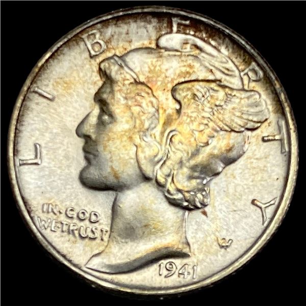 1941-S Silver Mercury Dime CHOICE BU