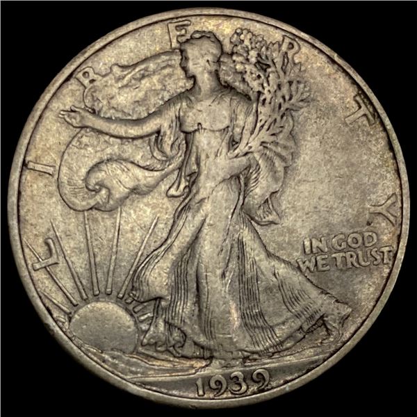 1939-S Walking Liberty Half Dollar NEARLY UNCIRCULATED