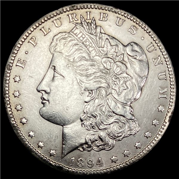 1894-S Silver Morgan Dollar CHOICE AU