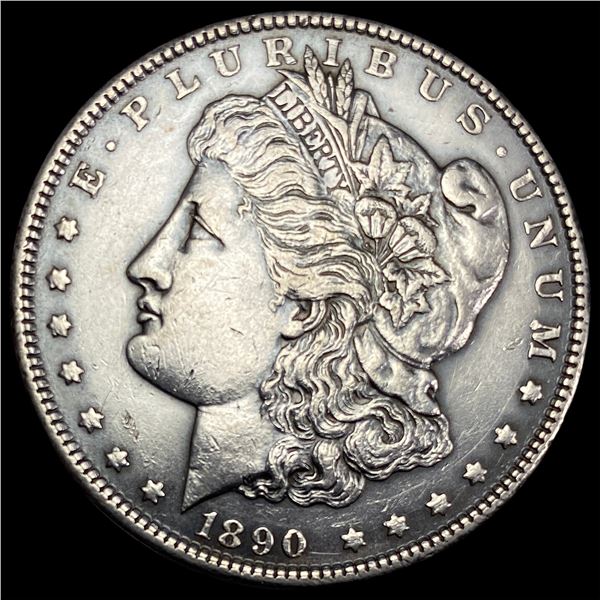 1890 Silver Morgan Dollar CLOSELY UNCIRCULATED