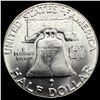 Image 2 : 1955 Franklin Silver Half Dollar SUPERB GEM BU