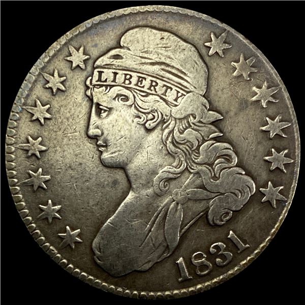 1831 Capped Bust Half Dollar LIGHTLY CIRCULATED