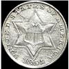Image 1 : 1854 Silver Three-Cent Piece CLOSELY  UNCIRCULATED