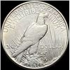 Image 2 : 1921 Silver Peace Dollar LIGHTLY CIRCULATED