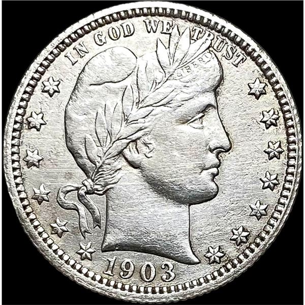 1903-O Silver Barber Quarter CLOSELY  UNCIRCULATED