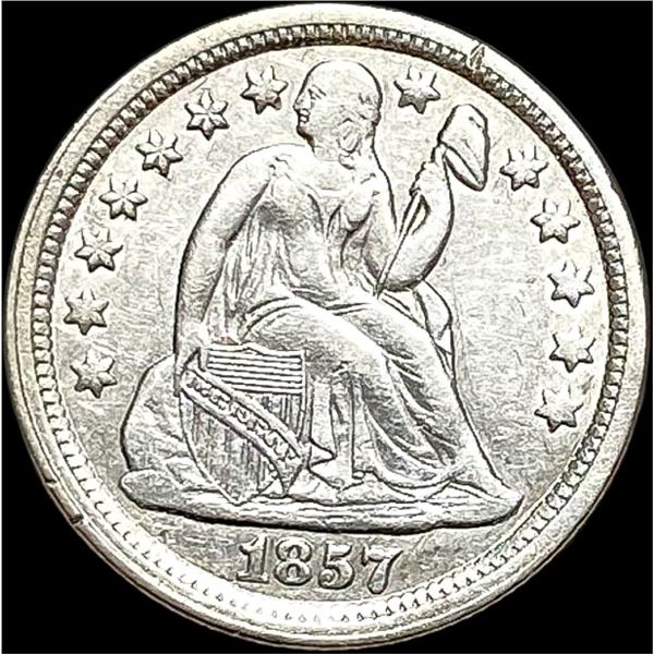 1857 Seated Liberty Dime CLOSELY UNCIRCULATED