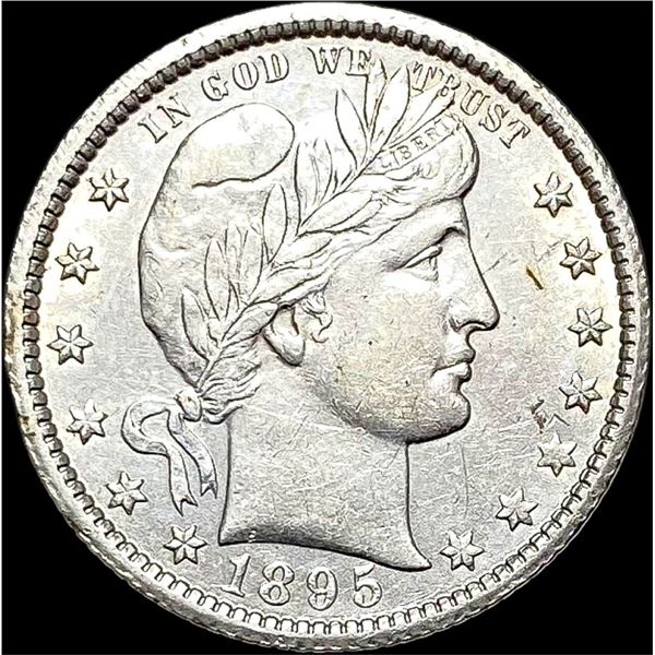 1895-O Silver Barber Quarter CLOSELY  UNCIRCULATED