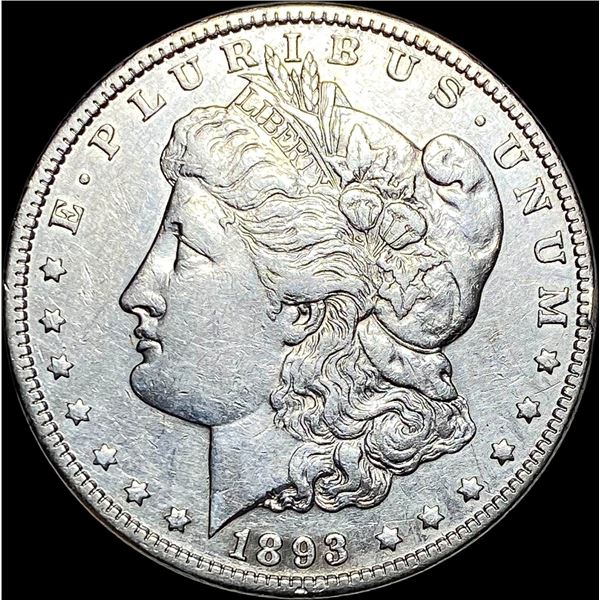 1893 Silver Morgan Dollar CLOSELY  UNCIRCULATED