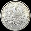 Image 2 : 1875 Seated Liberty Half Dollar NEARLY  UNCIRCULATED